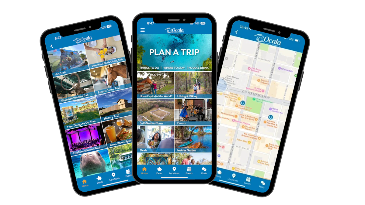 Go Guide App OcalaMarion Travel Guide App | Ocala / Marion County Florida